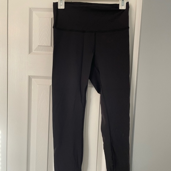 peloton lululemon black wunder under leggings size 8 - Picture 4 of 4